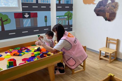 【龜山大華親子館】7月份陪伴幼兒志工